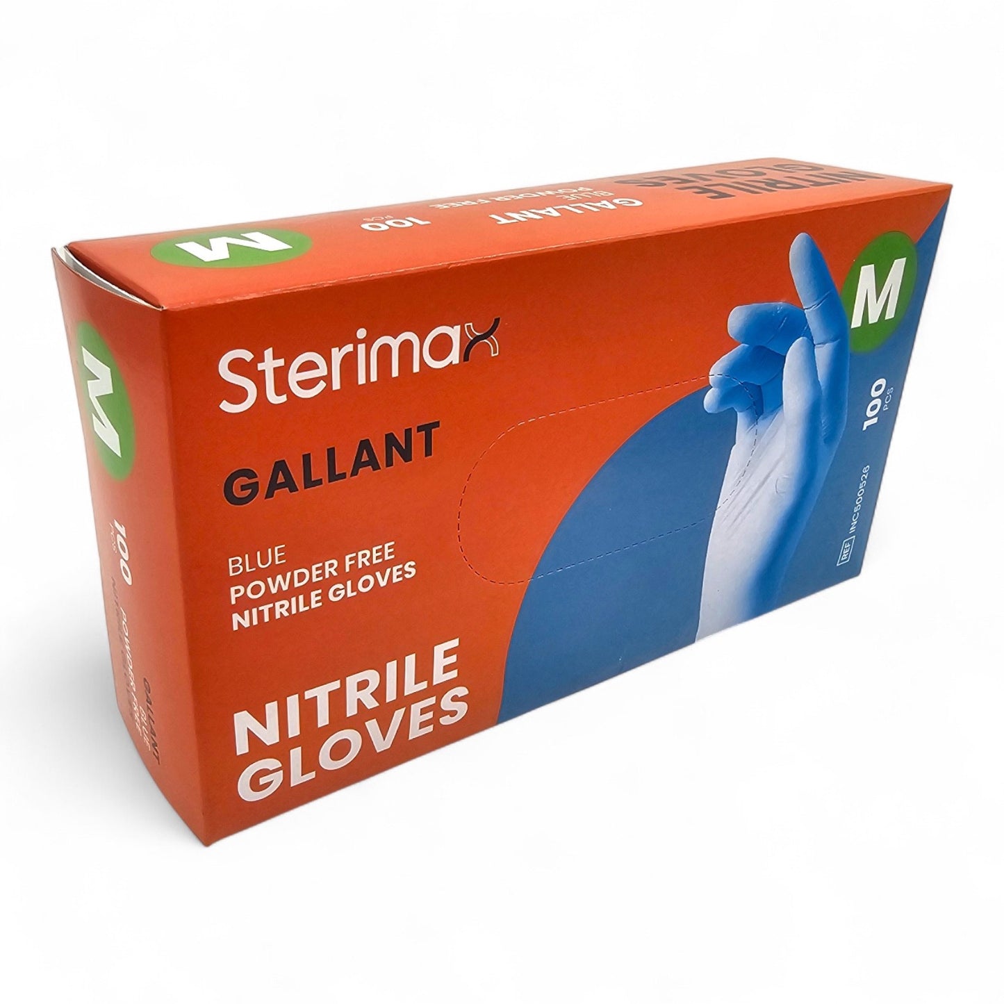 100 Blue Heavy Duty Disposable Nitrile Gloves – Powder & Latex Free | S/M/L/XL | Box of 100