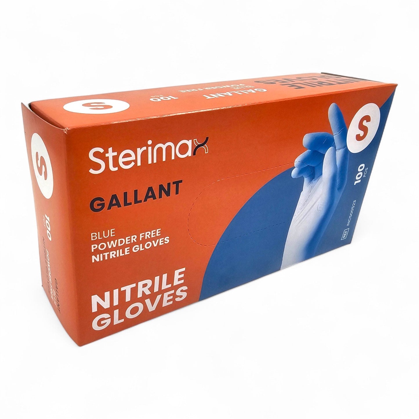 100 Blue Heavy Duty Disposable Nitrile Gloves – Powder & Latex Free | S/M/L/XL | Box of 100