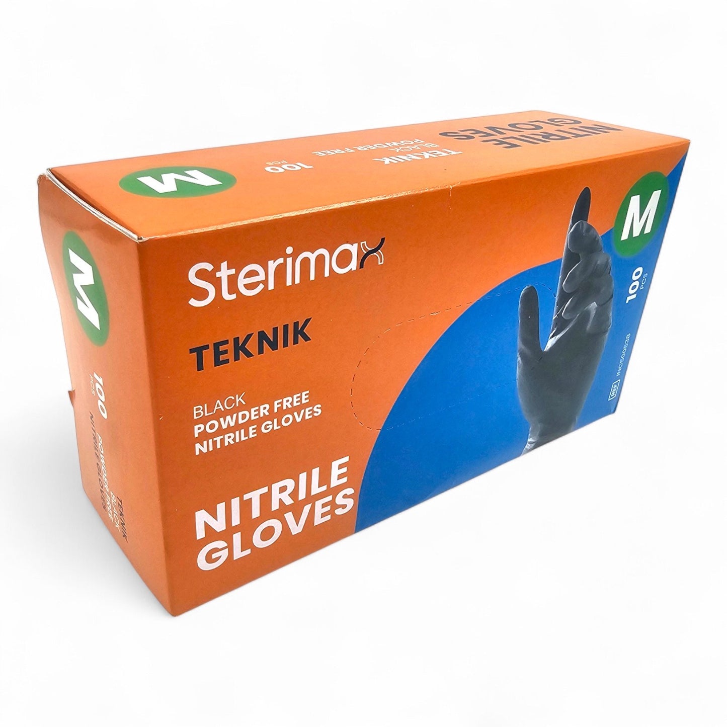 100 Black Disposable Nitrile Gloves – Powder Free & Latex Free | Heavy Duty | Box of 100