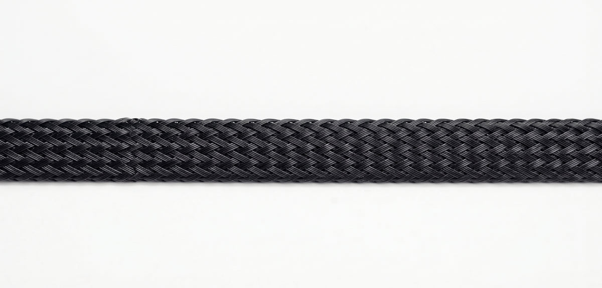 Expandable Braided Sleeving – Black Polyester Wire Protection