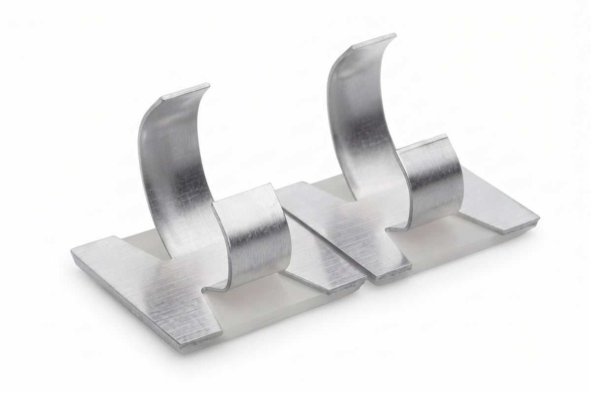 Aluminium Cable Clips Self Adhesive – Conduit & Cable Sleeving Clips 6mm & 10mm | Aluminium Cable Clips