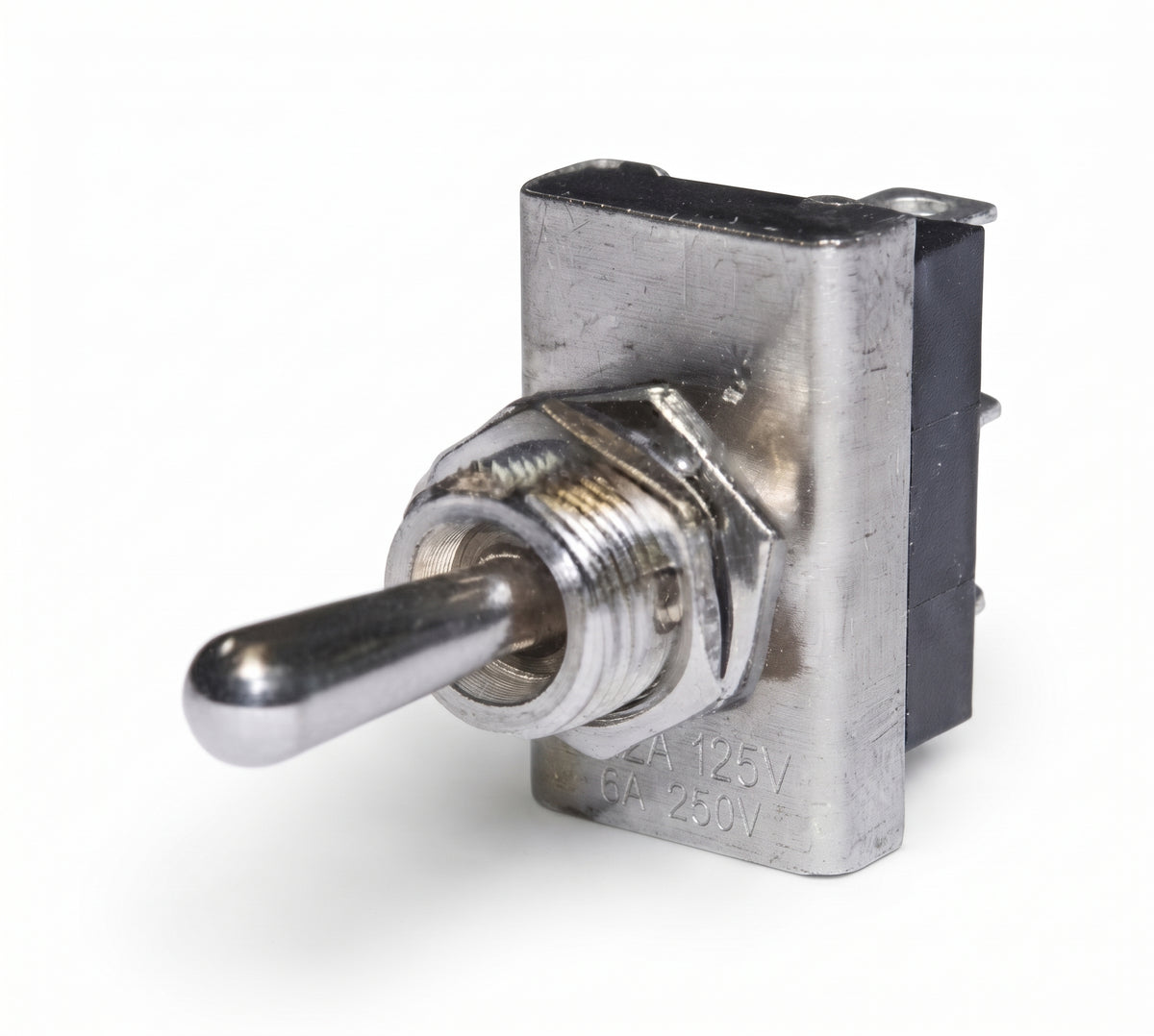 Heavy Duty Toggle Switch - Flash/Off/Flash, 12V, Metal Dash Switch
