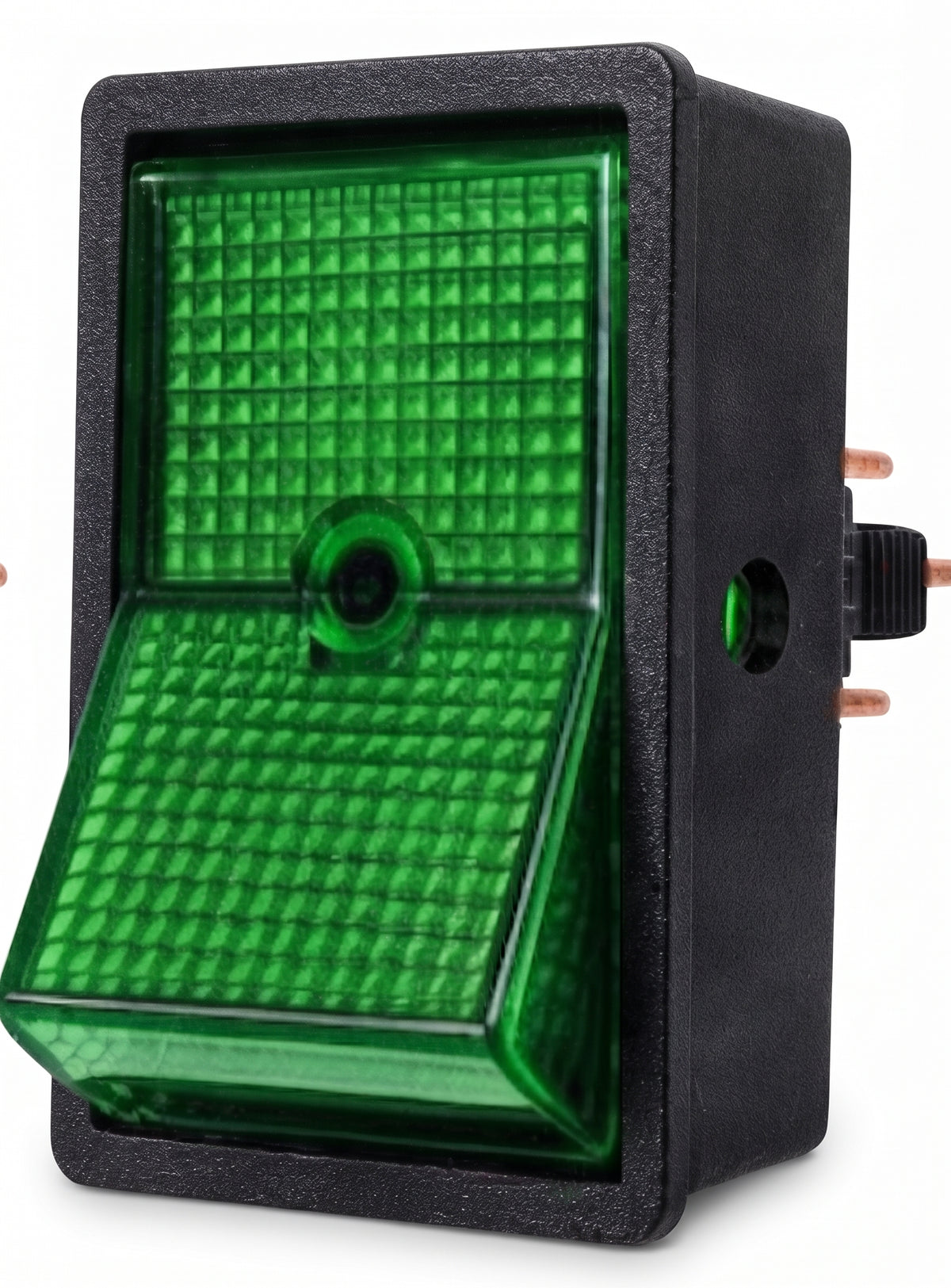 Illuminated Rocker Switch - ON/OFF, 16A 12V, 12.5mm Panel Mount