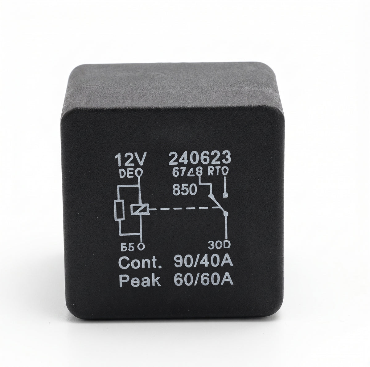 12V Relay 5 PIN Automotive 40AMP Changeover with Resistor