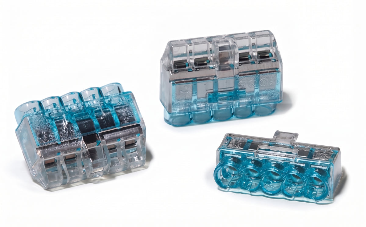 HELACON Plus Mini Wire Connectors - Push-In, 2-8 Way
