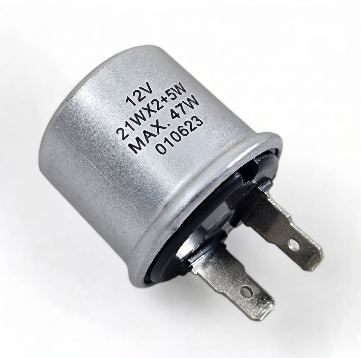 2 Pin Electronic Flasher Relay - 12V, 21W x2 + 5W, 47W Max