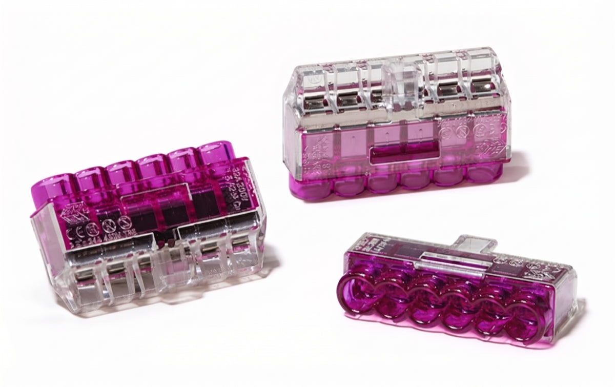 HELACON Plus Mini Wire Connectors - Push-In, 2-8 Way