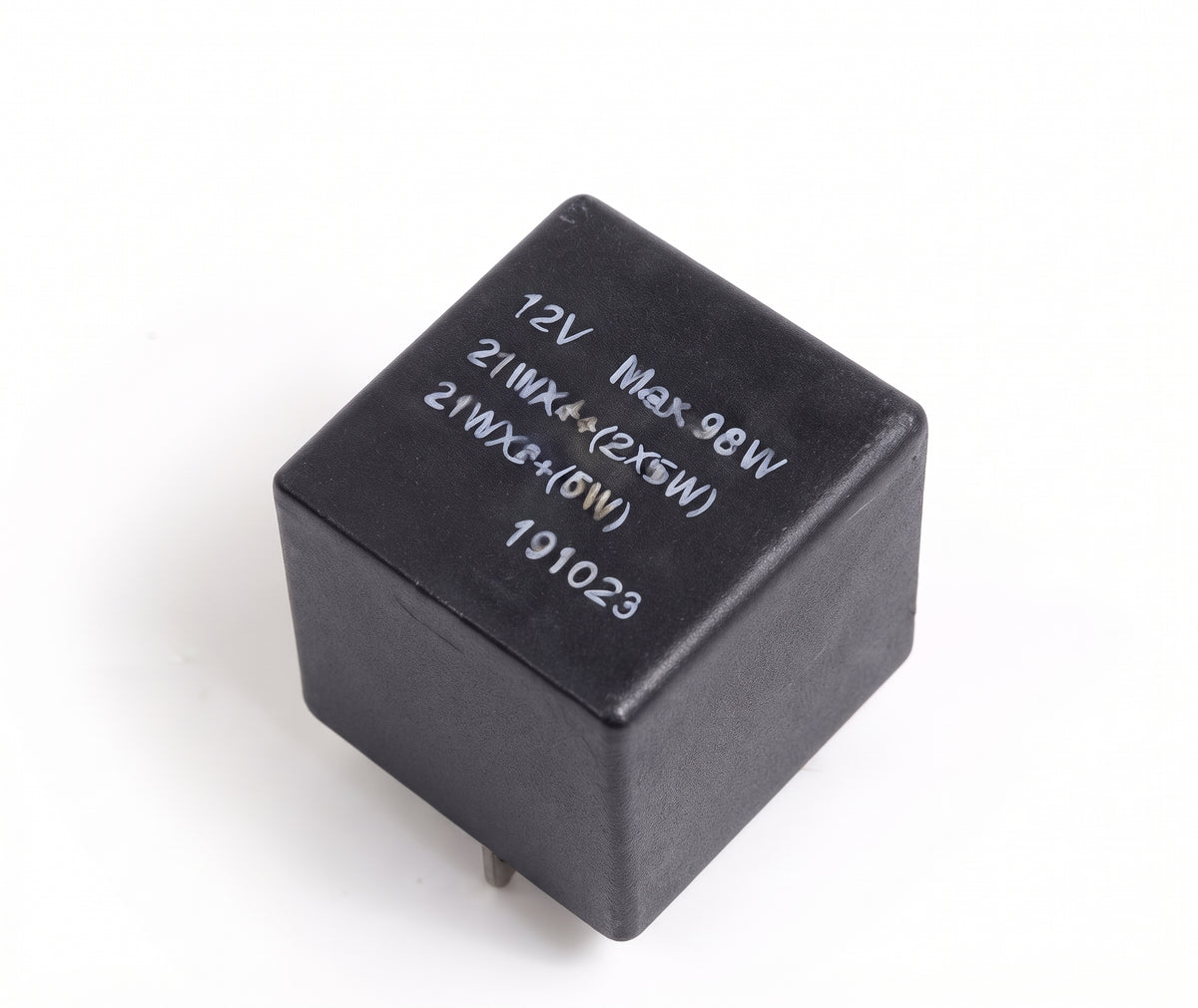 3 Pin Electronic Flasher Relay - 12V, 98W Max, Indicator & Hazard