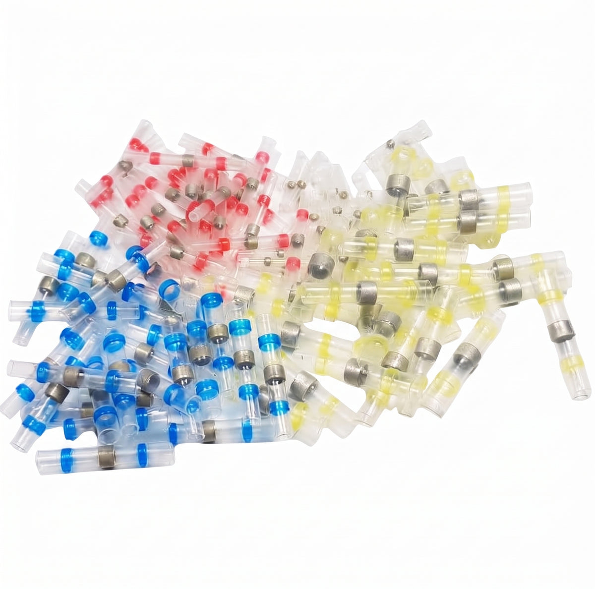 Assorted Box of Heat Shrink Solder Sleeves – Adhesive Lined Butt Connectors | 100x Heatshrink Solder Sleeves