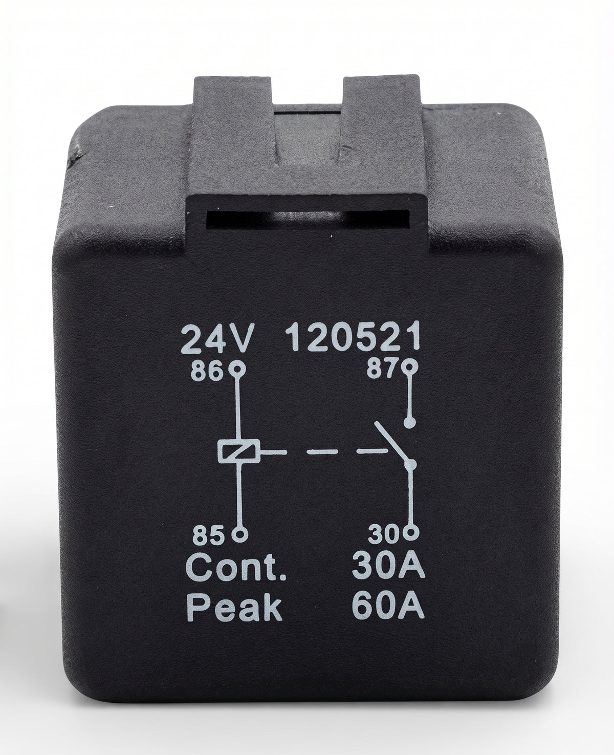 4 Pin Automotive Relay - 24V 20/30A, Normally Open, With Bracket