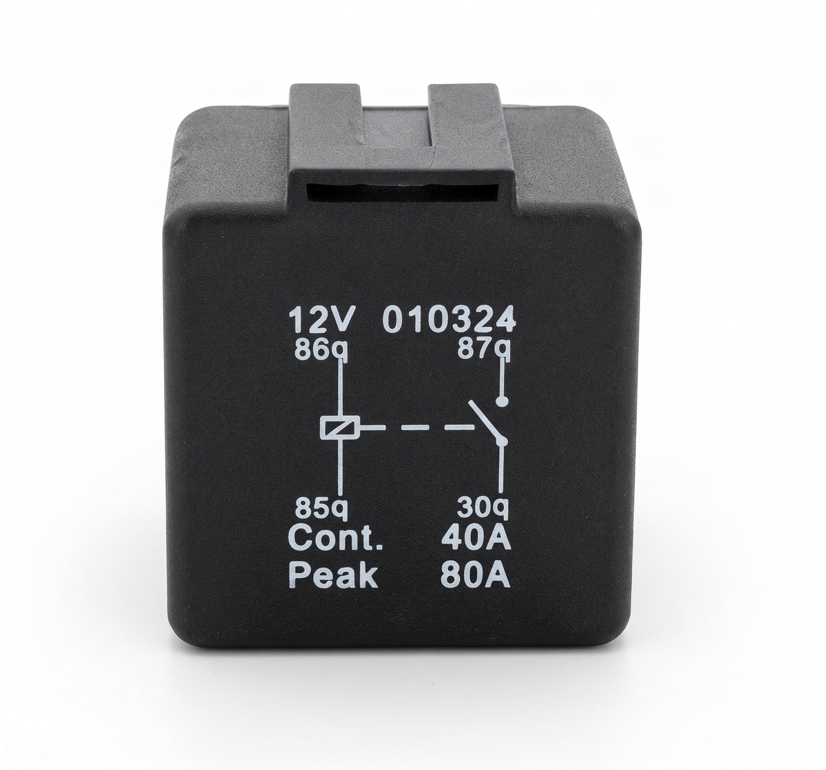 4 Pin Automotive Relay - 12V 40A, Normally Open, With Bracket