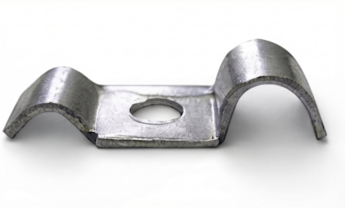 Metal Brake Pipe Clips BZP – 3/16" & 5/16" Brake Hose Clips | 6mm Mount Hole | Zinc Plated