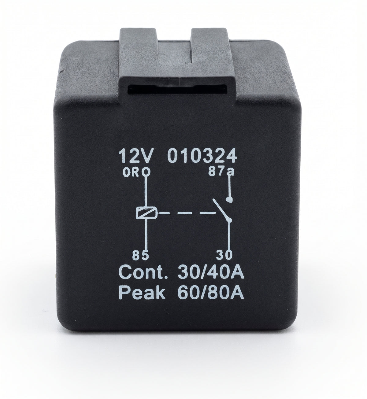 4 Pin Automotive Relay - 12V 40A, Normally Open, With Bracket