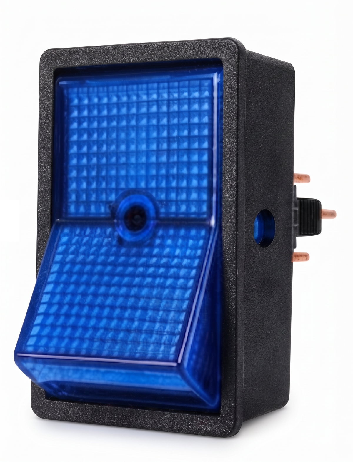 Illuminated Rocker Switch - ON/OFF, 16A 12V, 12.5mm Panel Mount