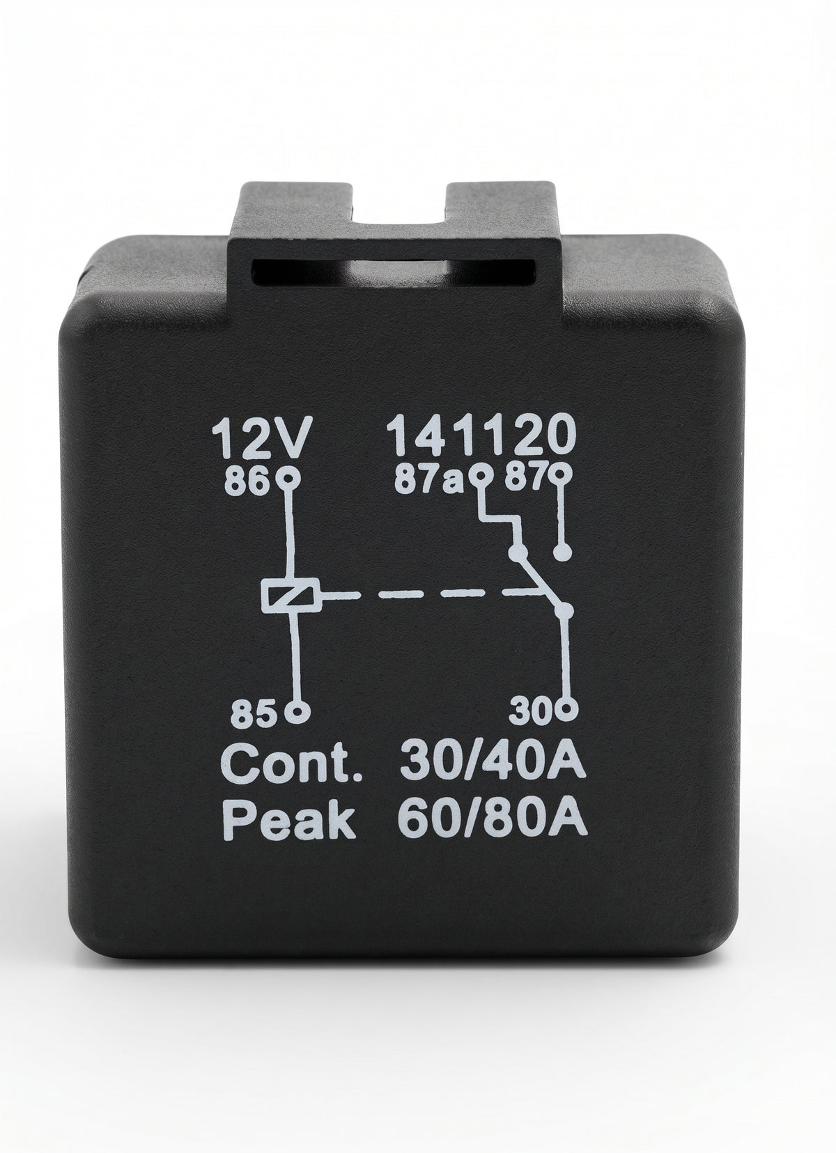 5 Pin Automotive Relay - 12V 30/40A, Changeover, With Bracket