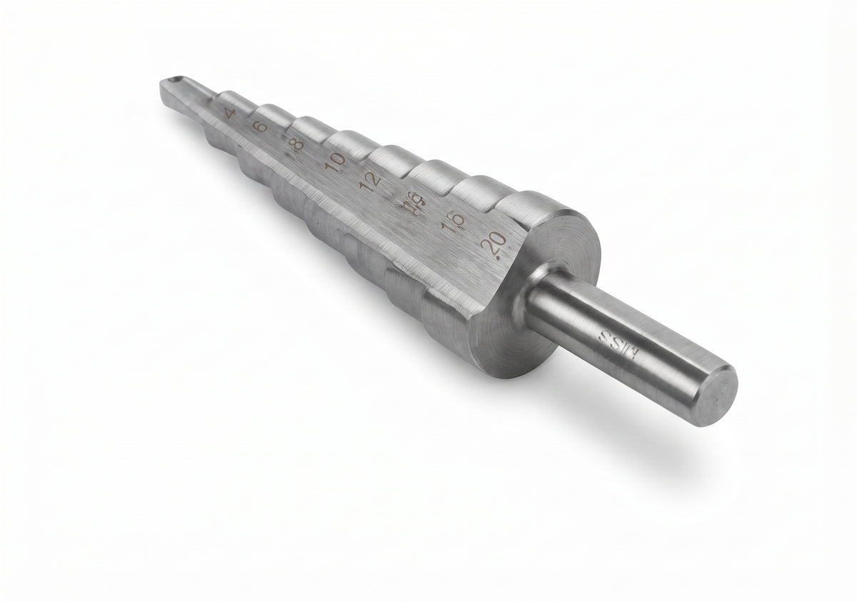 Step Drill Bits – Multi-Step, Sheet Metal (4–30mm)
