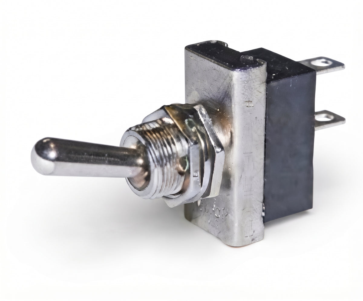 Heavy Duty Momentary Toggle Switch - Flash/Off, 12V, Metal Dash Switch