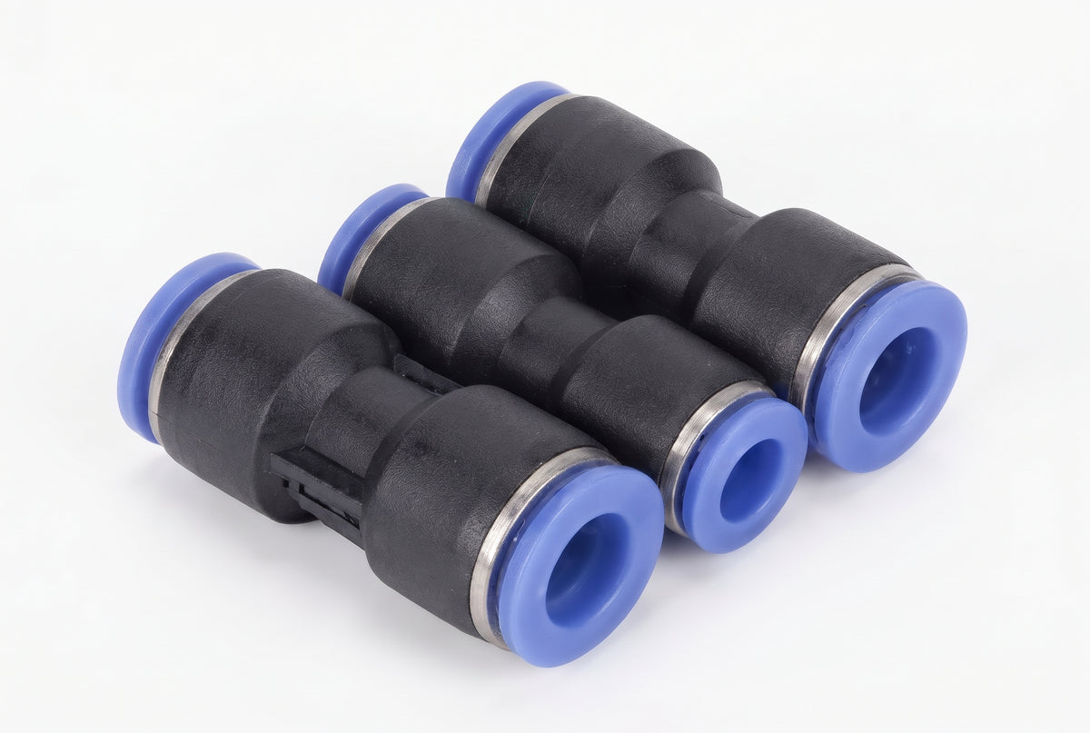 24pcs Assorted Box of Push Fit Connectors – Metric Pneumatic Speed Fit | Push Fit Connectors Metric (4–12mm)