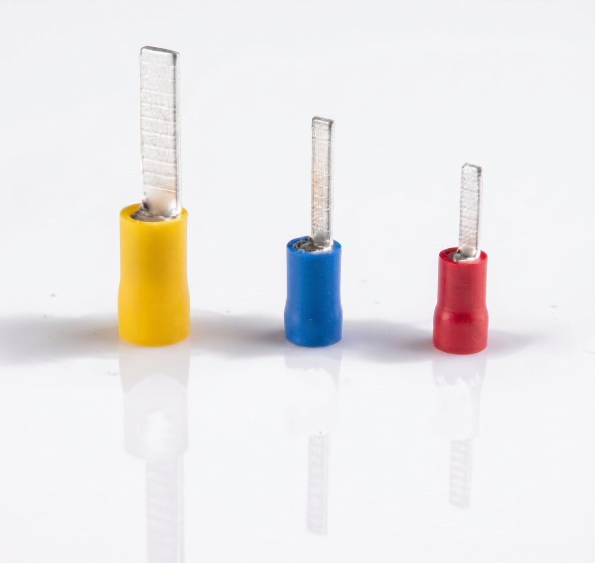 Insulated Flat Blade Terminals - Red, Blue & Yellow, BS4579