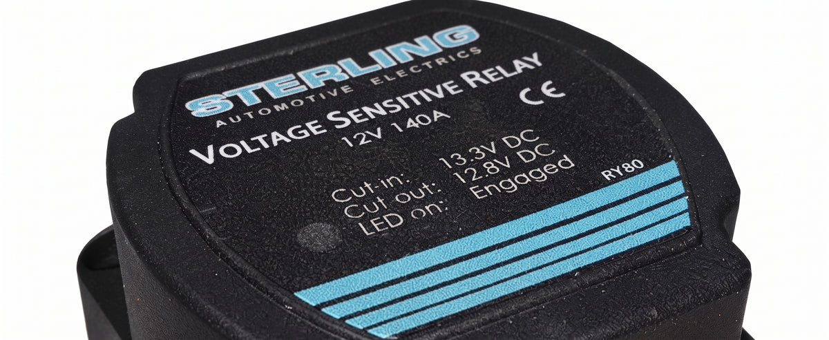 Sterling 140A Voltage Sensitive Relay - 12V VSR, Campervan & Marine