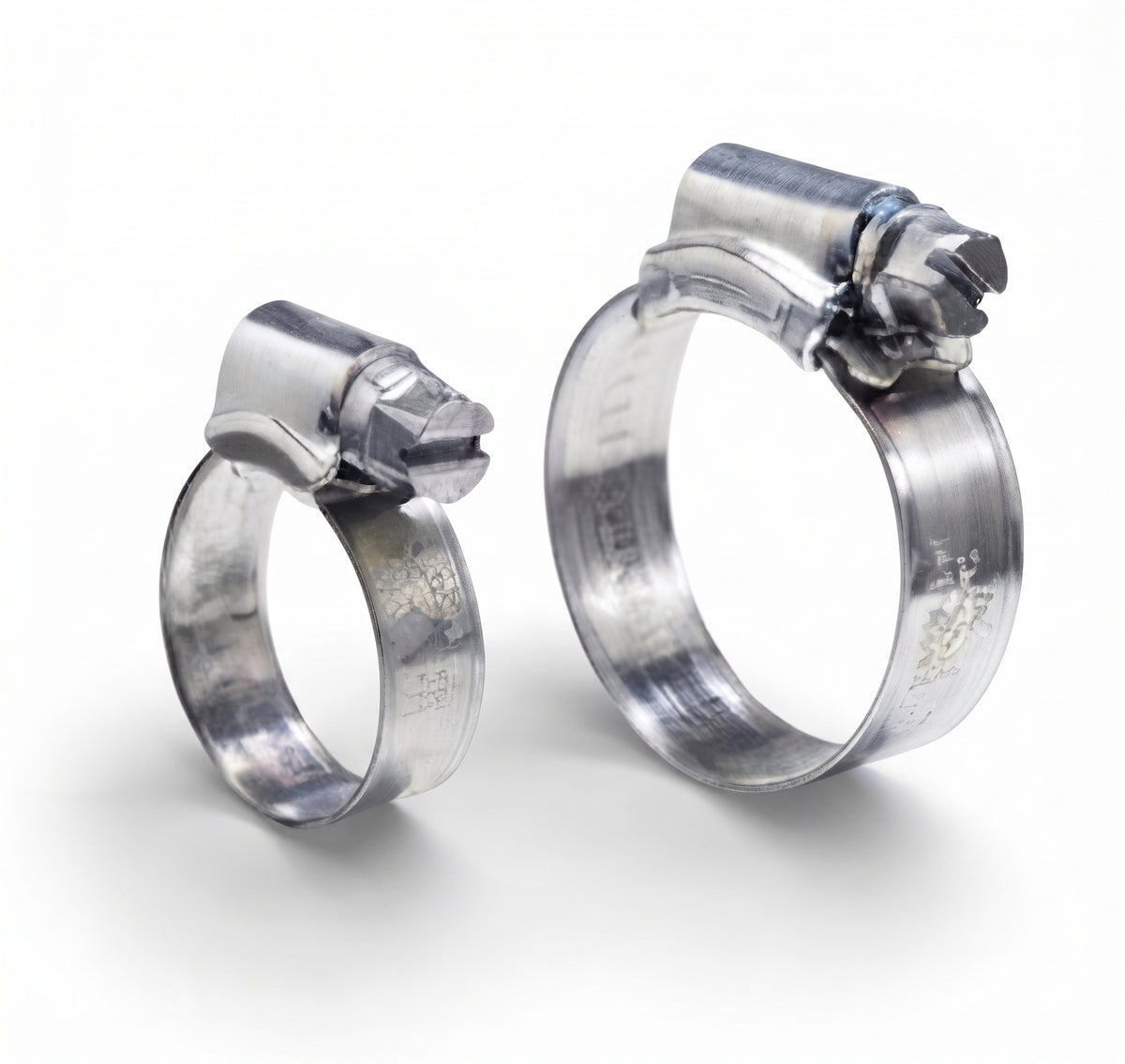 JCS Mild Steel Hose Clips - Jubilee Clip Pipe Clamps, BZP