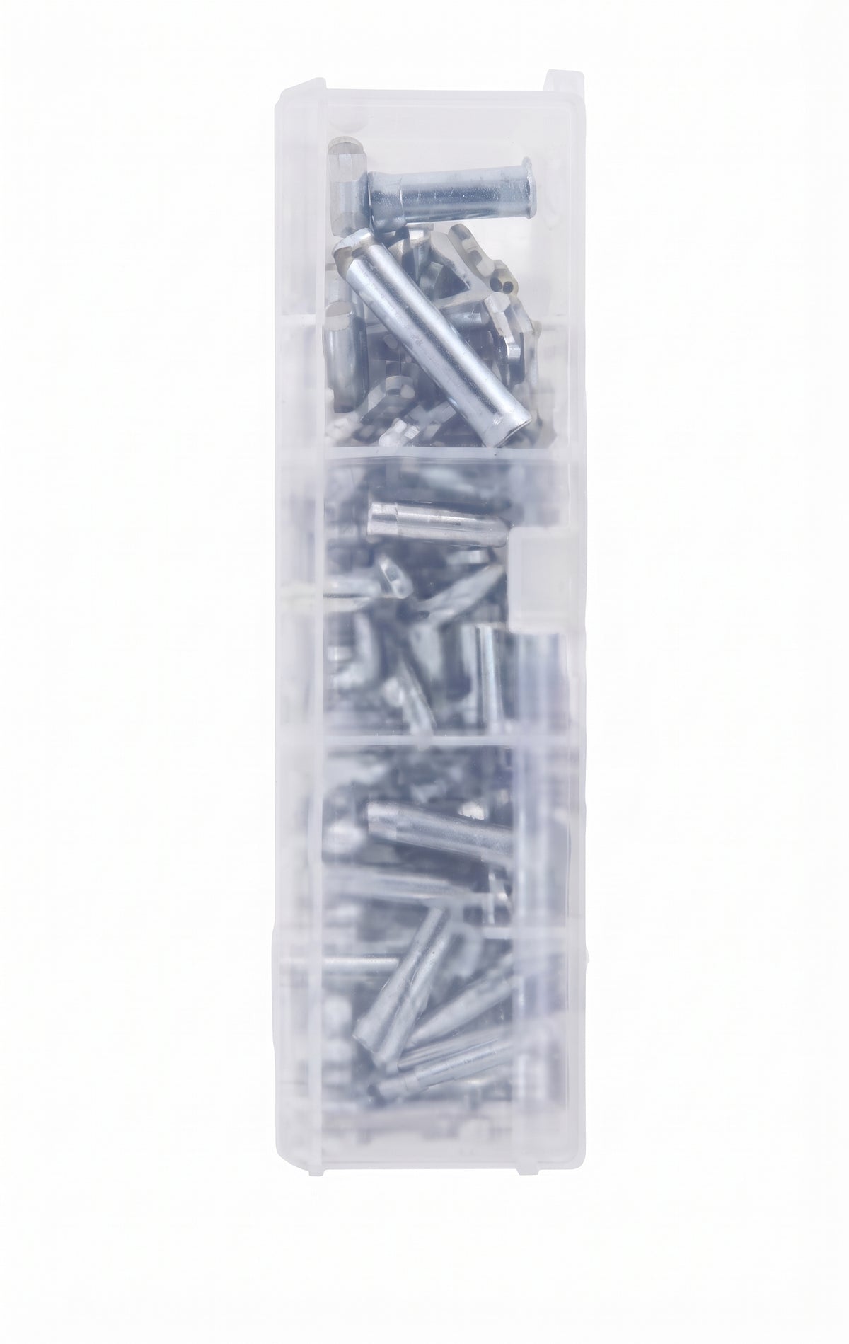 200pcs Assorted Clevis Pins Set – Bright Zinc Plated (BZP) | BS1574 Standard | Partitioned Box