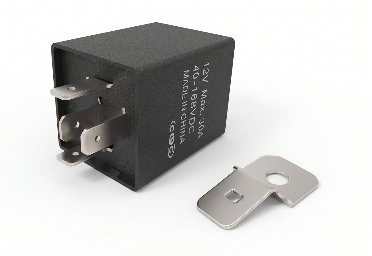 4 Pin Hazard Indicator Flasher Relay - 12V, 98W Max