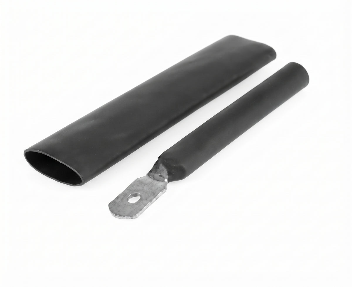 Black Heatshrink Tubing - 2:1 Heat Shrink, 1.2mm to 101.6mm, 200mm to 5m Lengths