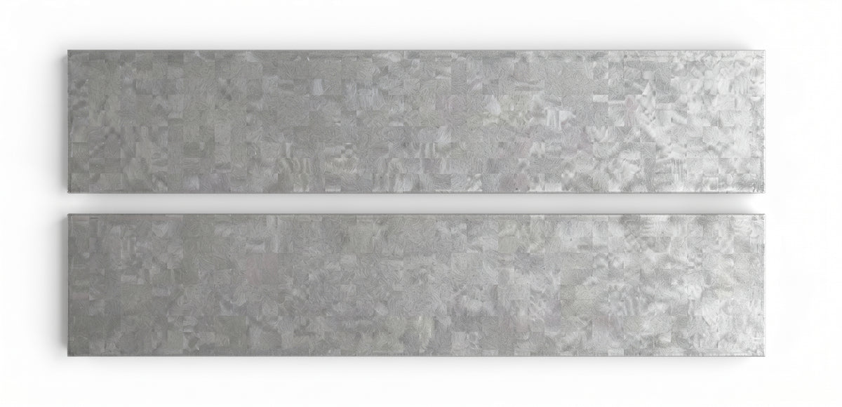 2x Universal Rear Marker Board Type 2/3 Aluminium Backed 700mm x 140mm HGV Pair