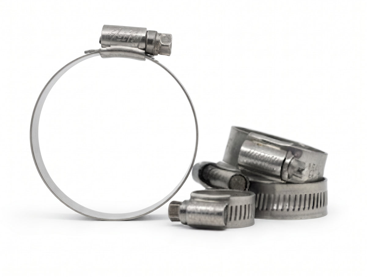 JCS Hi-Grip W4 Stainless Steel Jubilee Clips - Worm Drive Hose Clamp