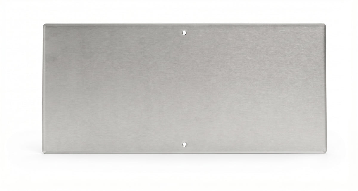 2x Universal Rear Marker Board LONG VEHICLE Pair Aluminium Backed 525mm x 250mm