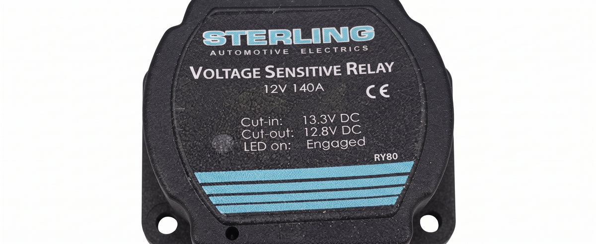Sterling 140A Voltage Sensitive Relay - 12V VSR, Campervan & Marine