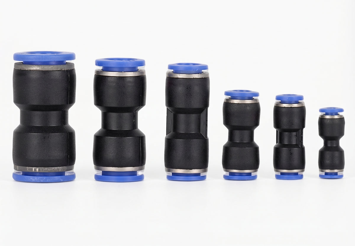 24pcs Assorted Box of Push Fit Connectors – Metric Pneumatic Speed Fit | Push Fit Connectors Metric (4–12mm)