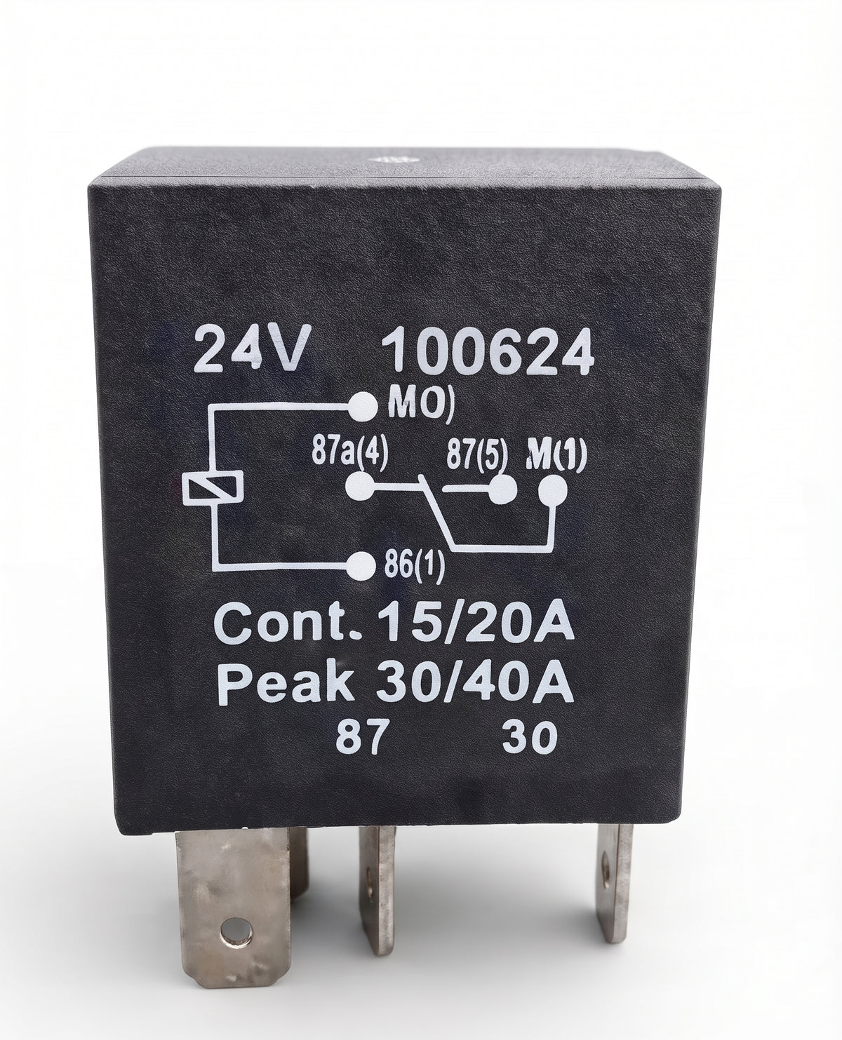 Micro Relay 24V 20A 5 Pin Changeover - Automotive, Car, Van, Bike & Boat