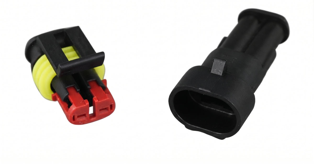 40pc Assorted Superseal Connector Kit - Waterproof, 0.5-1.5mm²