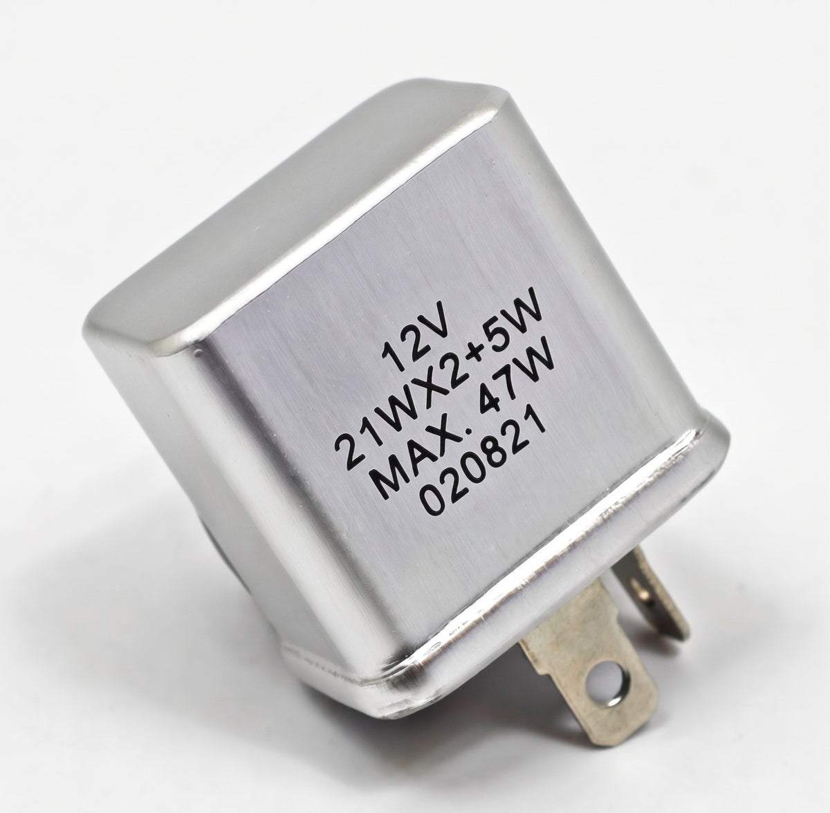2 Pin Thermal Flasher Relay - 12V, 21W x2 + 5W, 47W Max, Positive Earth