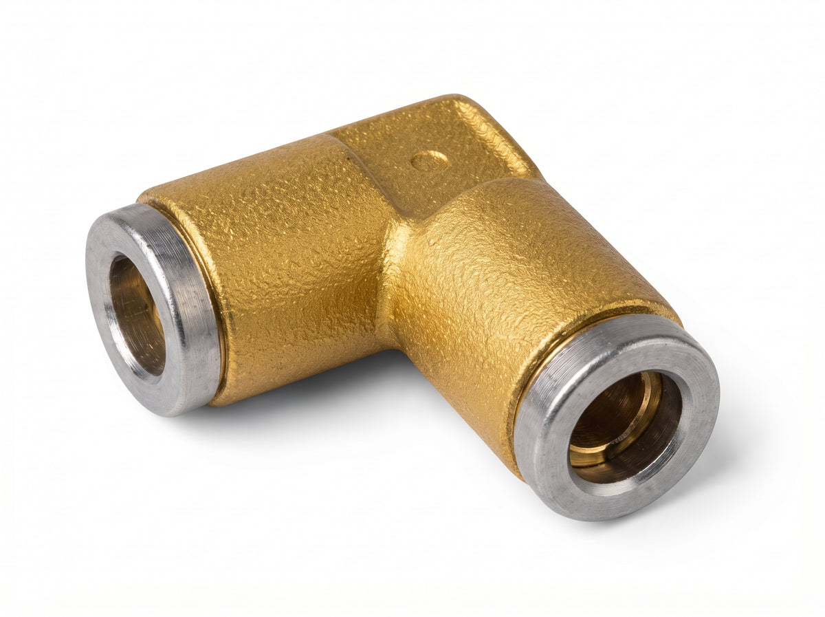 Brass Push Fit Elbow Connectors – 90° Push-Fit Coupling | Fleetfit (Norgren)