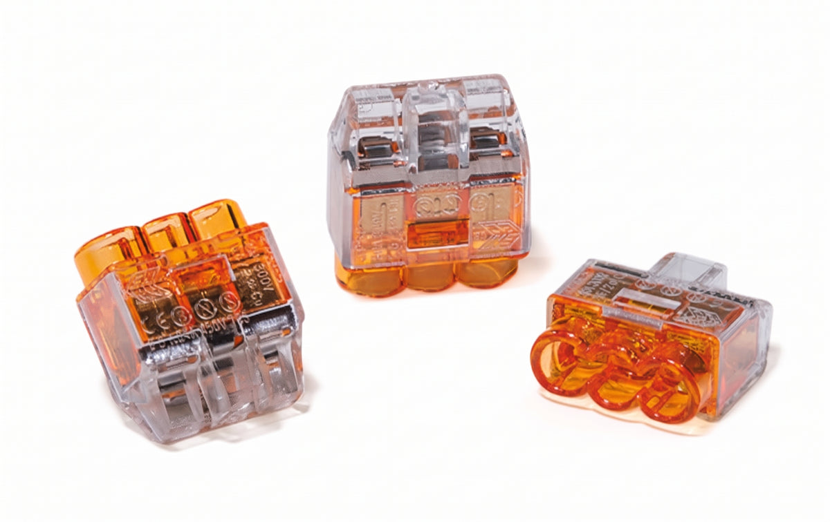 HELACON Plus Mini Wire Connectors - Push-In, 2-8 Way