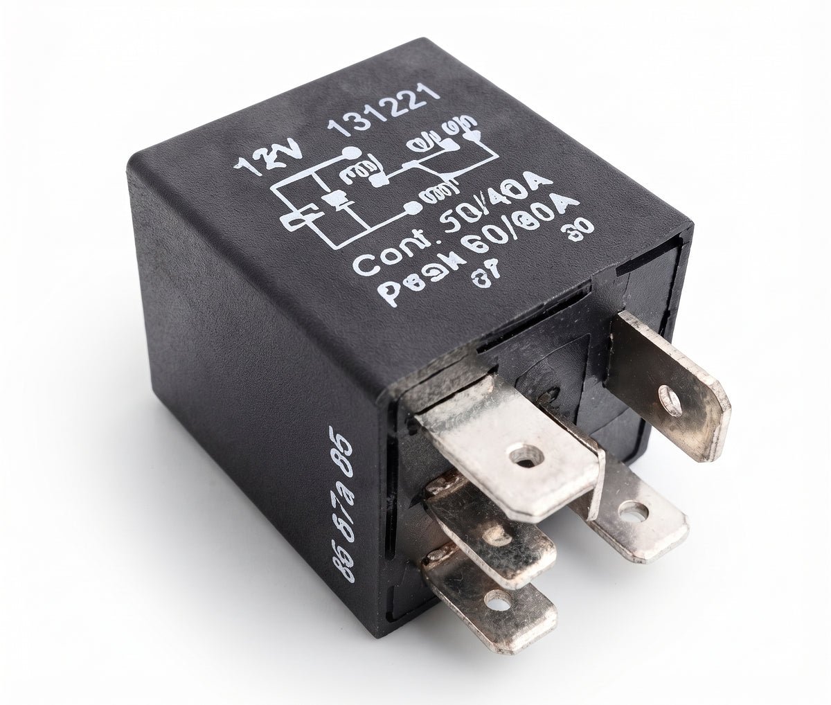 Micro Relay 5 Pin 12V + Diode - Changeover, Car, Van & Boat