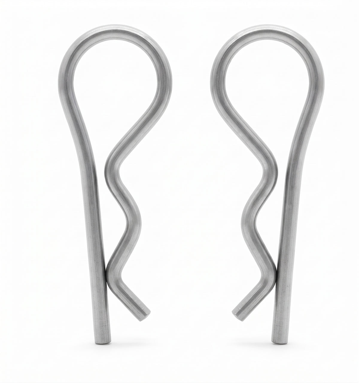 R Clips Bright Zinc Plated – Retaining Pins for Clevis Pins & Shafts | DIN 11024 | Multiple Sizes