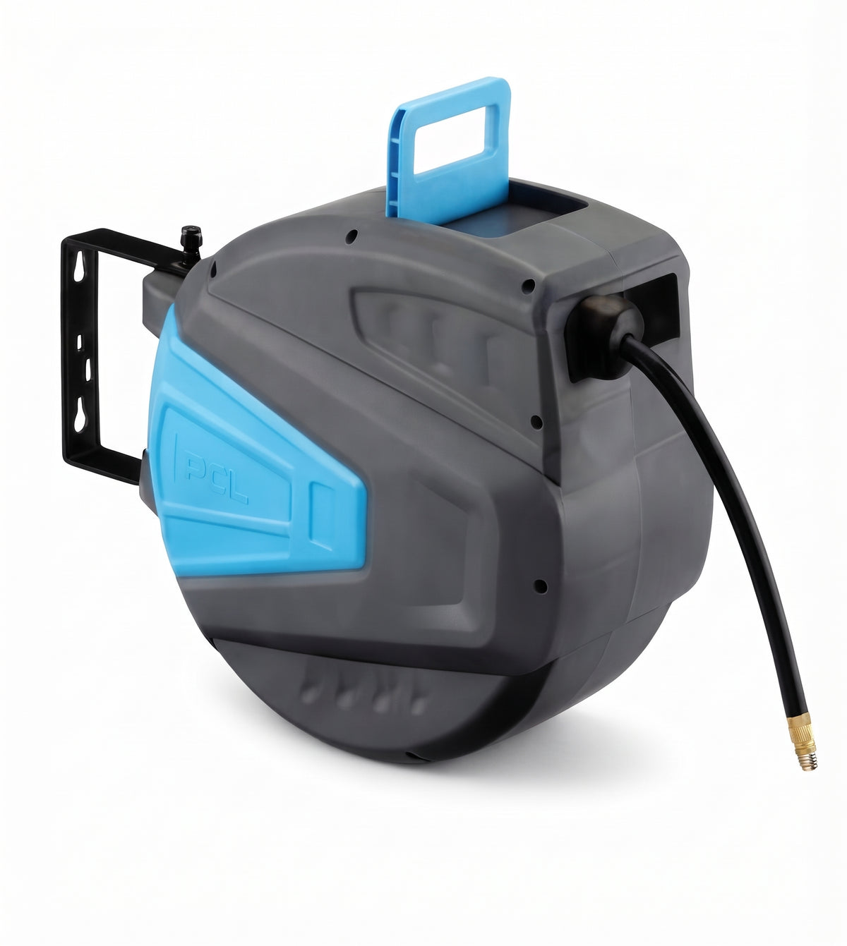 PCL HRA3L03 Wall Mounted Slow Retract Airline Hose Reel – 10mm x 20m Air Line | Workshop Pro Hose Reel
