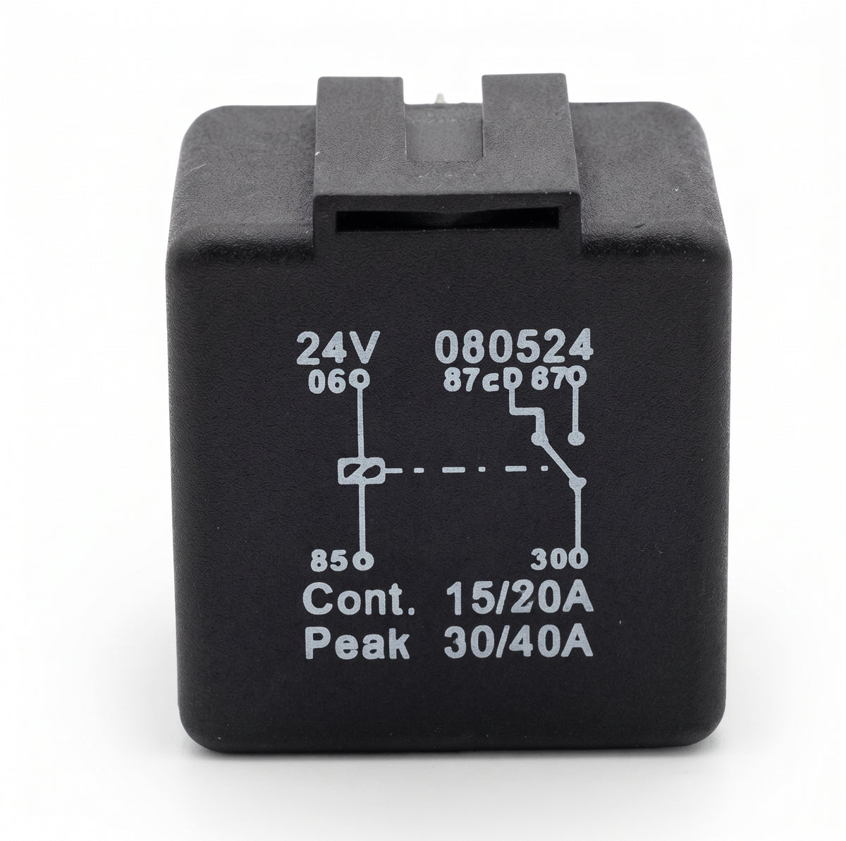 5 Pin Automotive Relay - 24V 20/30A, Changeover, With Bracket