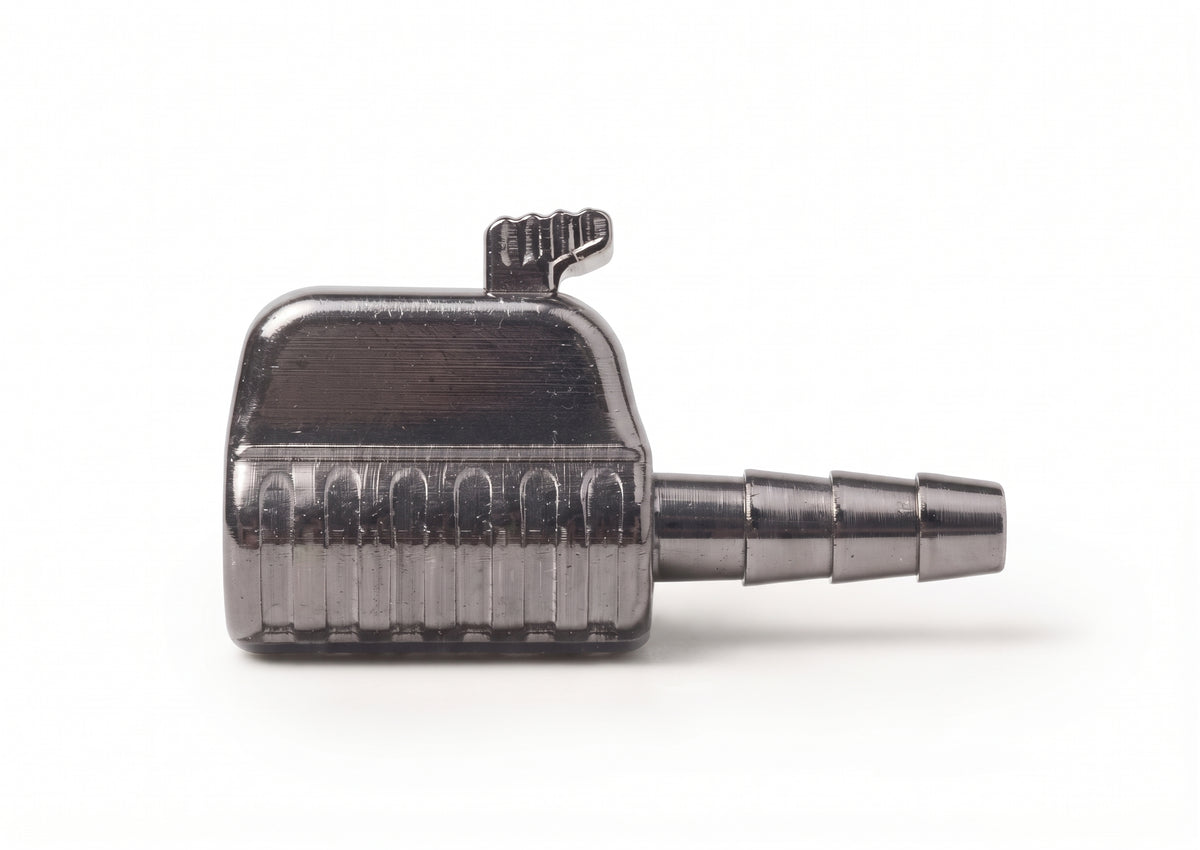 PCL Single Tyre Valve Connector – Open End Straight Swivel Clip-On 1/4" RP | PCL Tyre Inflator Connector