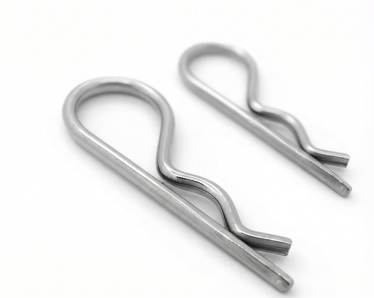 R Clips Bright Zinc Plated – Retaining Pins for Clevis Pins & Shafts | DIN 11024 | Multiple Sizes