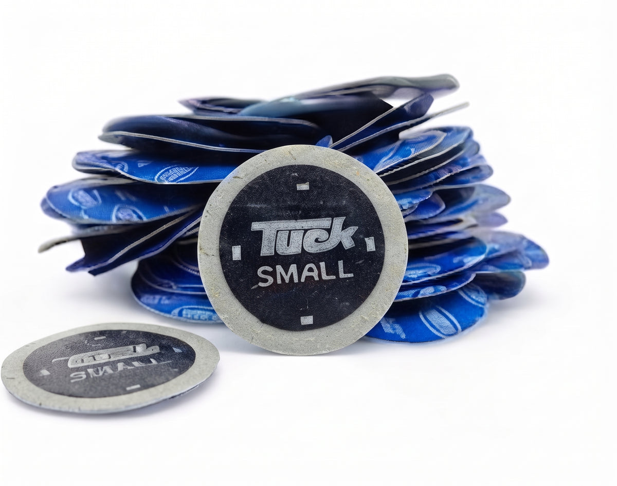 45mm Tyre Tube Repair Patches – Small Inner Tube Puncture Patches (5–100 Pack)