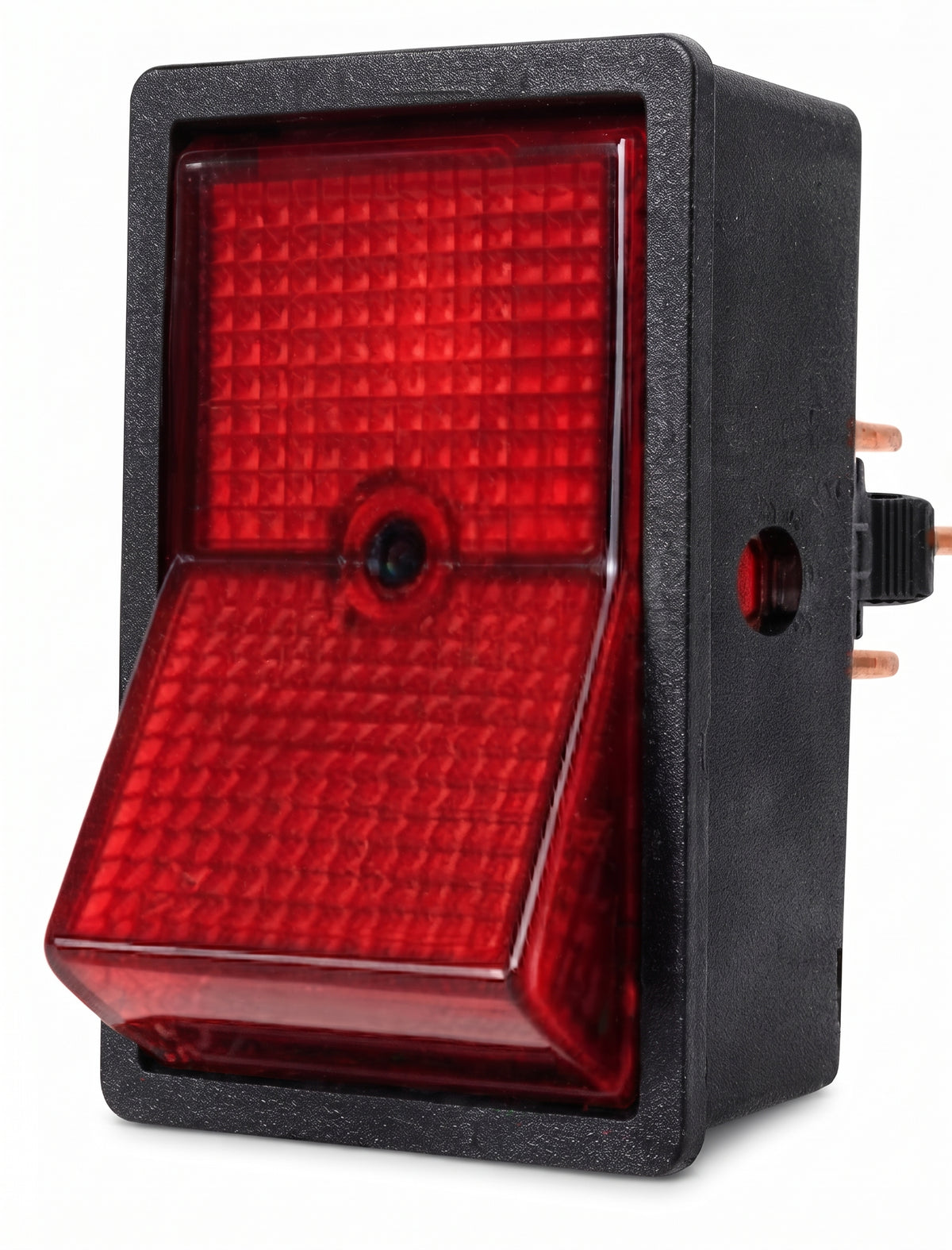 Illuminated Rocker Switch - ON/OFF, 16A 12V, 12.5mm Panel Mount