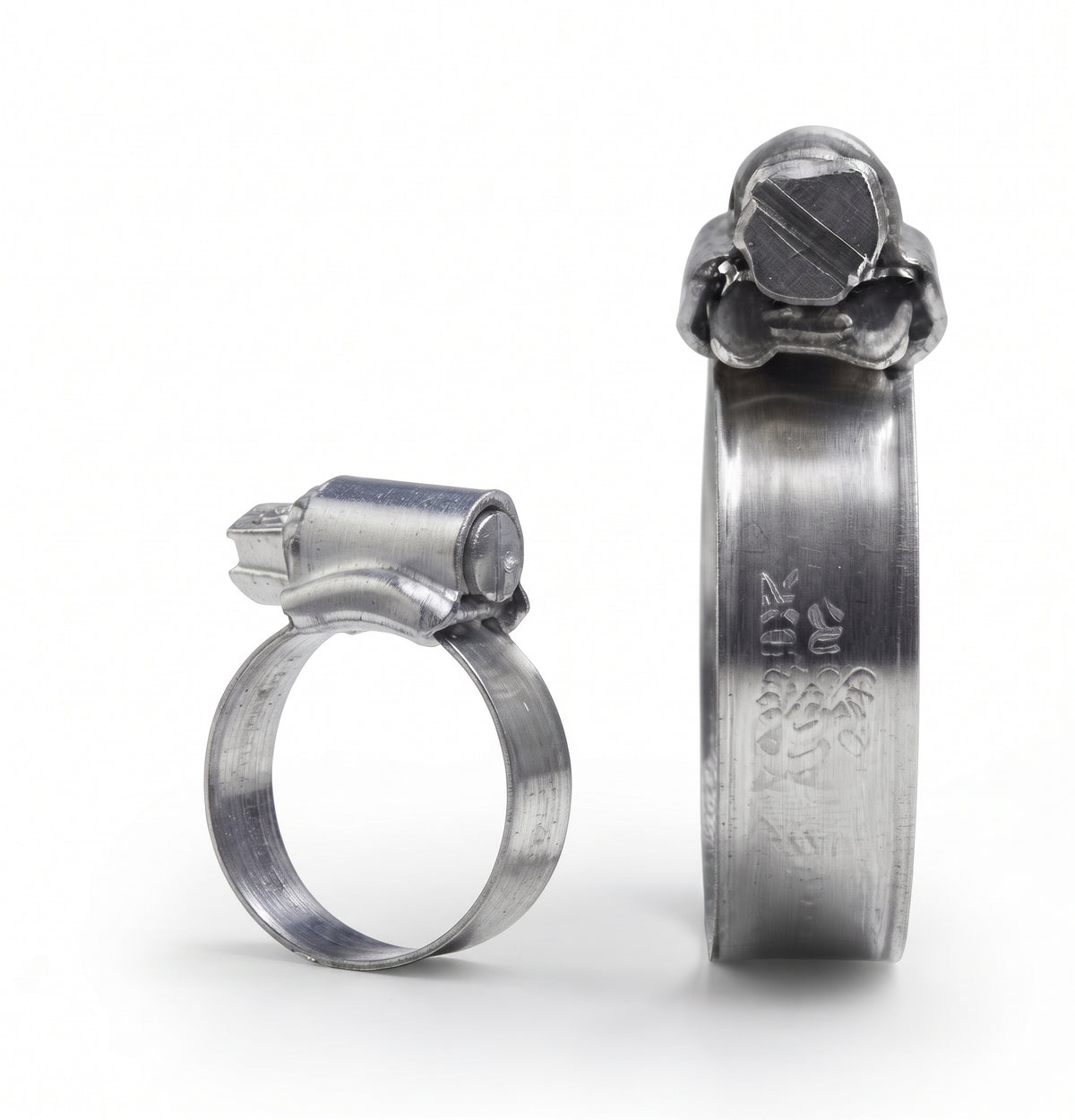 JCS Mild Steel Hose Clips - Jubilee Clip Pipe Clamps, BZP