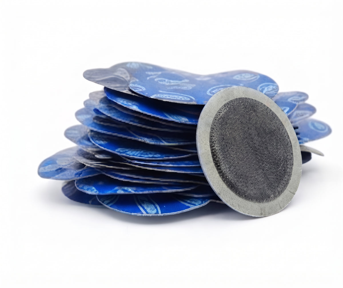 45mm Tyre Tube Repair Patches – Small Inner Tube Puncture Patches (5–100 Pack)