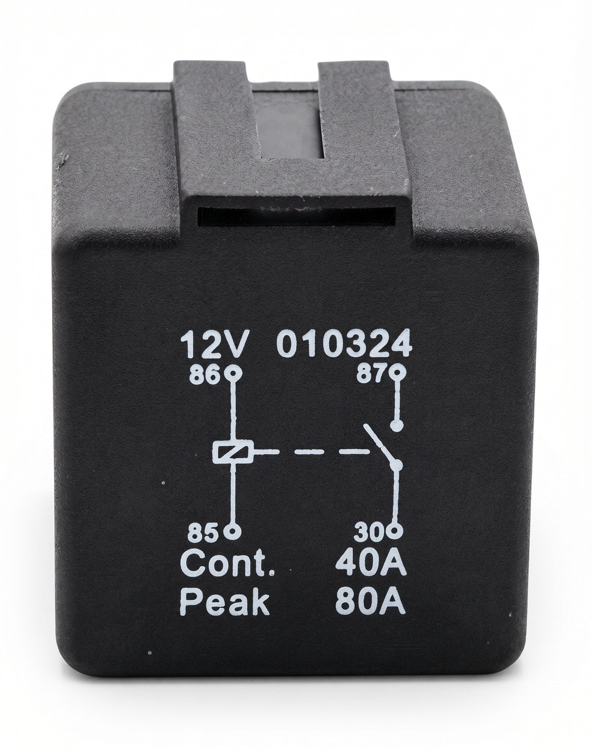 4 Pin Automotive Relay - 12V 40A, Normally Open, With Bracket