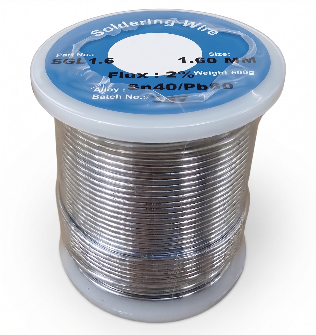 Leaded Solder Wire 60/40 – Fluxed Core Tin/Lead | 500g Roll | 0.8mm